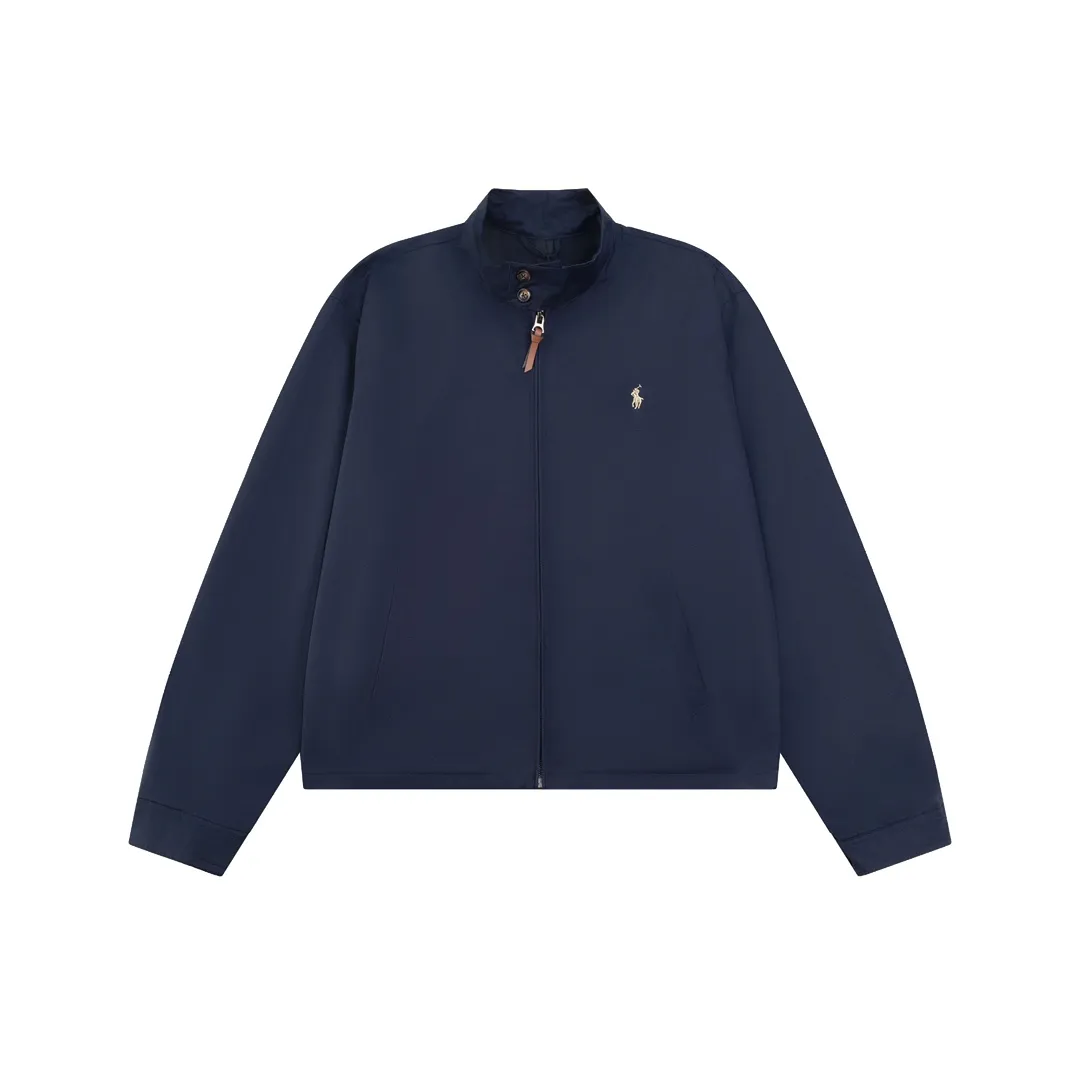 P306 💰Ralph Lauren/Ralph Lauren American vintage classic lapel old cadre retro jacket, thickened in autumn and winter, woolen lining, classic design, timeless classic, thick cotton fabric, showing a sense of vintage, collar and cuffs colorful plaid embellishment, looks good on both men and women, comfortable and comfortable, focuses on relaxed retro YYDS, one for each man and woman, an indispensable piece for autumn and winter, the hottest jacket at the moment The 100% cotton twill is thick and thick, and the pure cotton colorful plaid lining is distinguished by digital printing in the market. Exquisite embroidery. The Harrington jacket has a loose fit, is short and fat, and is super versatile. It is clean-fitting and is perfect for men and women!   Color: Khaki Navy Black Size: M/L/XL Item No.: 101579